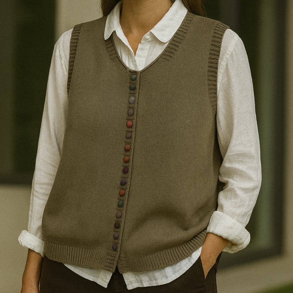 Cecilia - Relaxed-Fit Knit Cardigan CASA LARO WOMEN