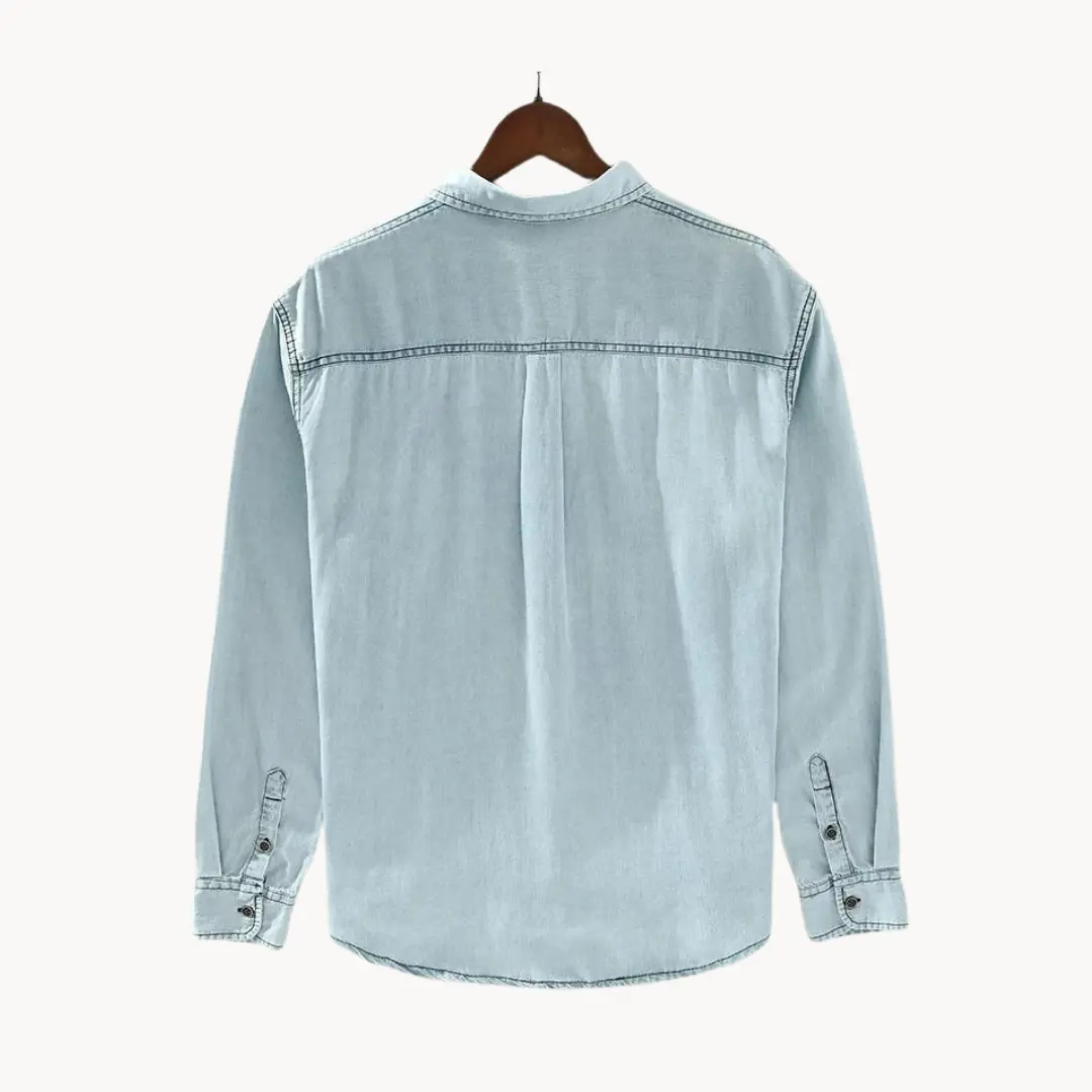 Chambray Western Button-Down - Shirt CASA LARO