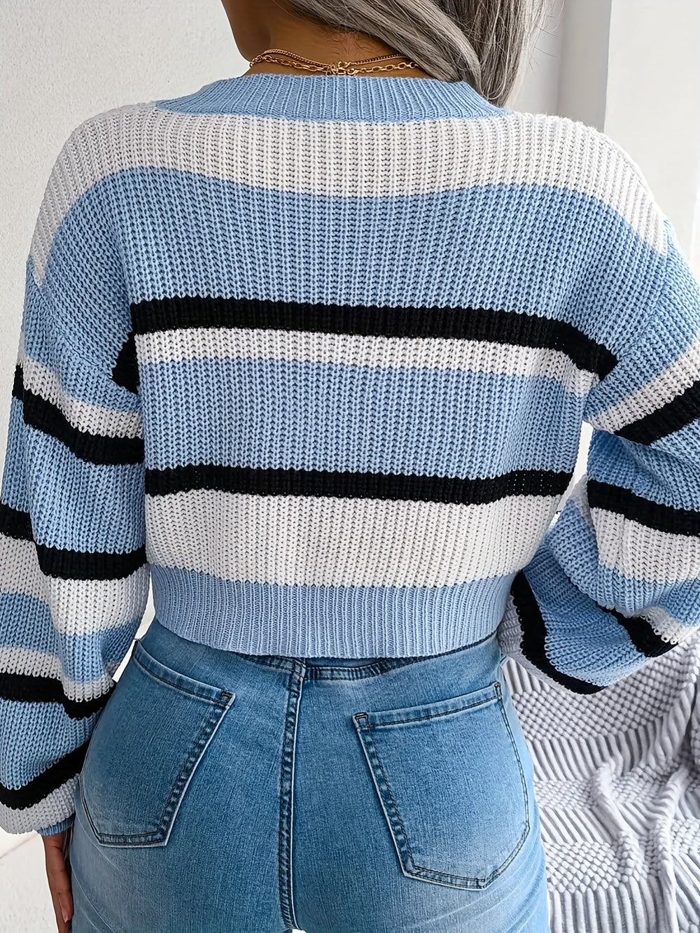 Chloé Cropped Knit - Sweater CASA LARO