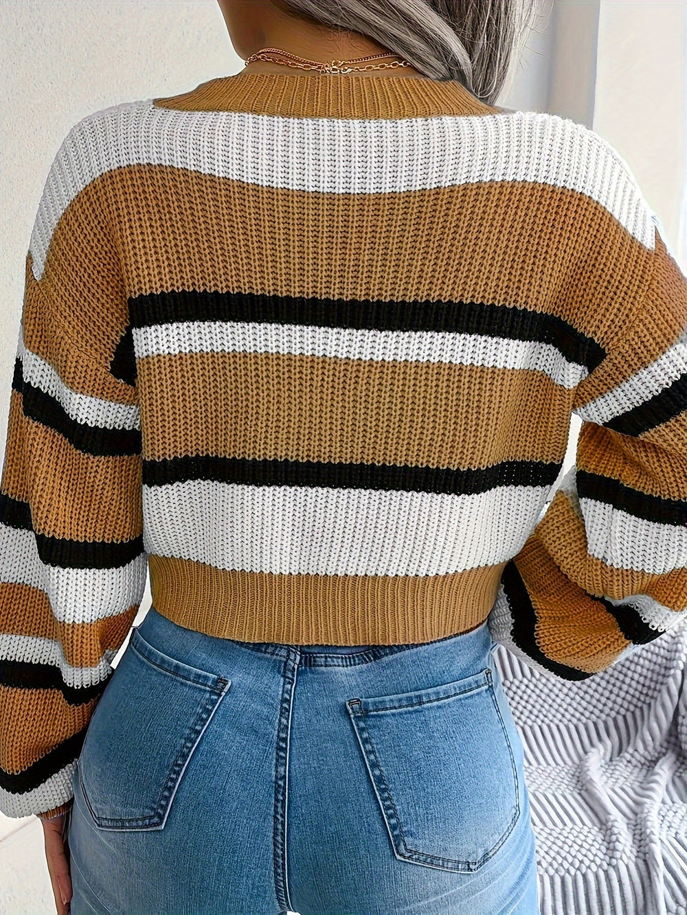 Chloé Cropped Knit - Sweater CASA LARO