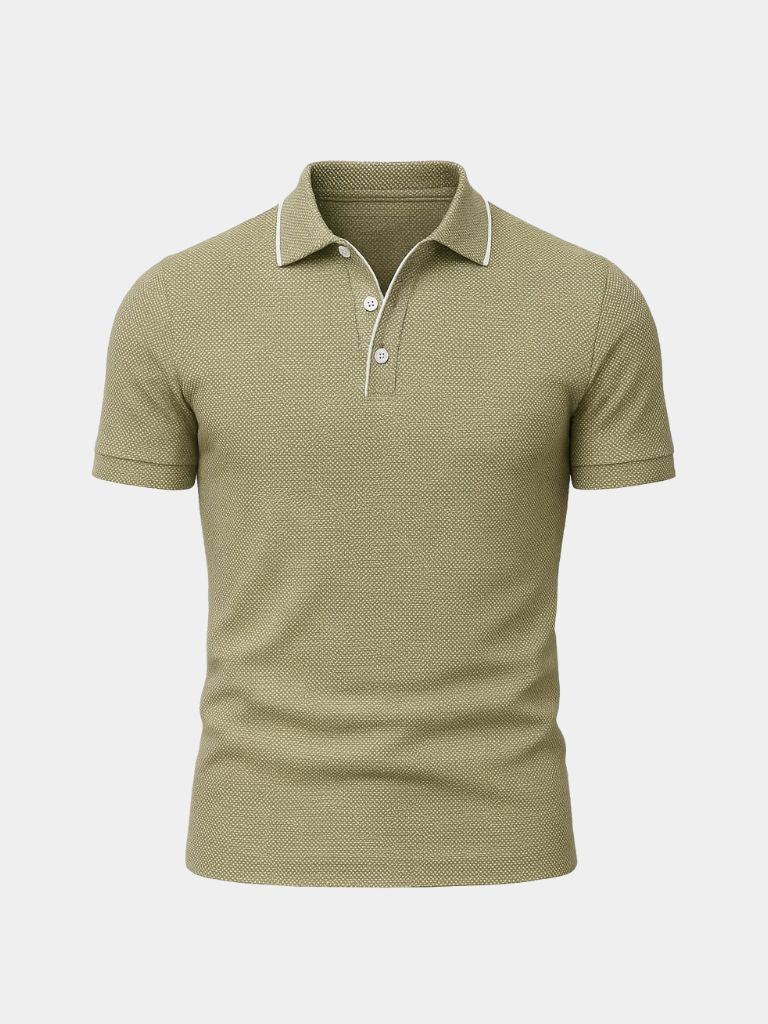 Classic Beige Polo Shirt – Casa  Laro CASA LARO