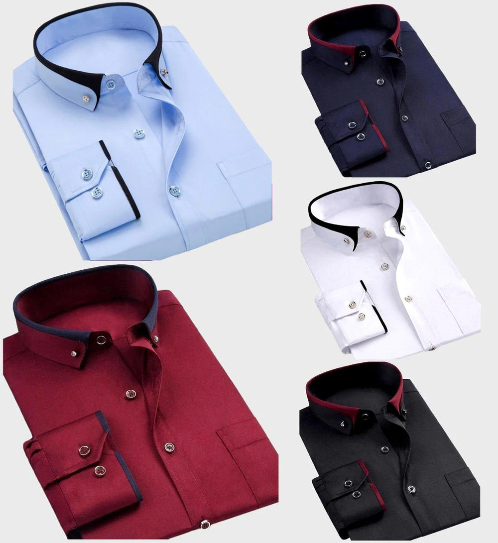 Classic Collared Button-Up - Shirt CASA LARO MEN