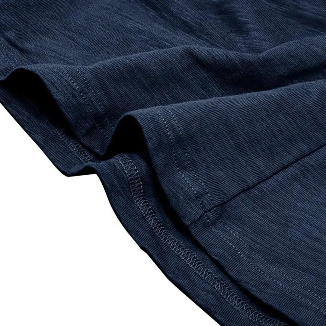 Classic Cotton Henley - T-Shirt CASA LARO