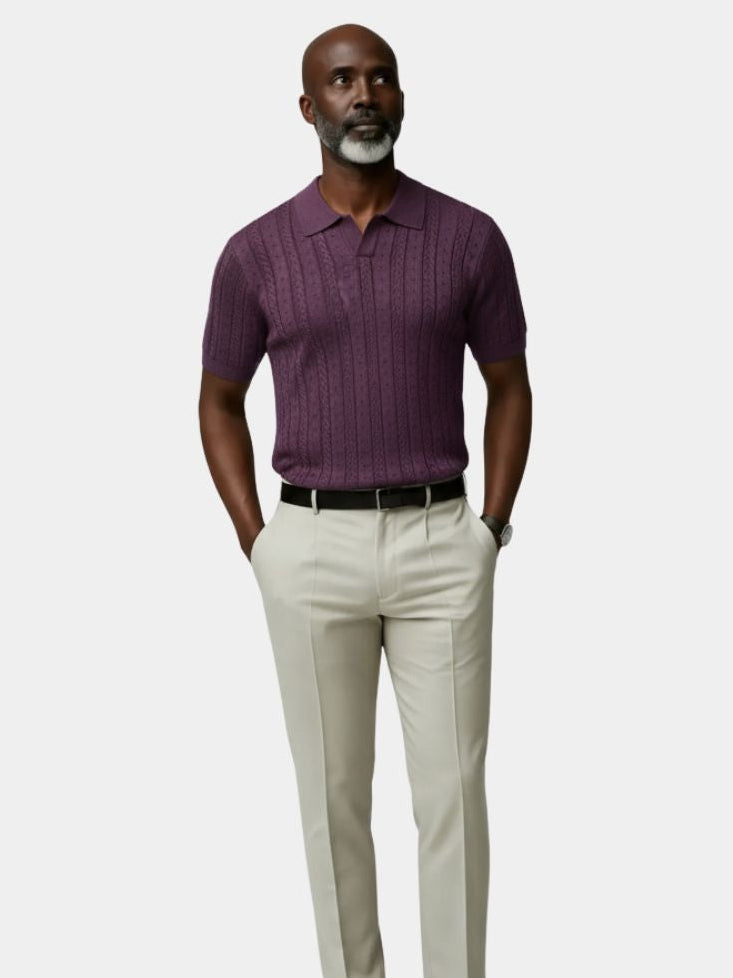 Classic Fit Business Polo Shirt - Casa  Laro CASA LARO