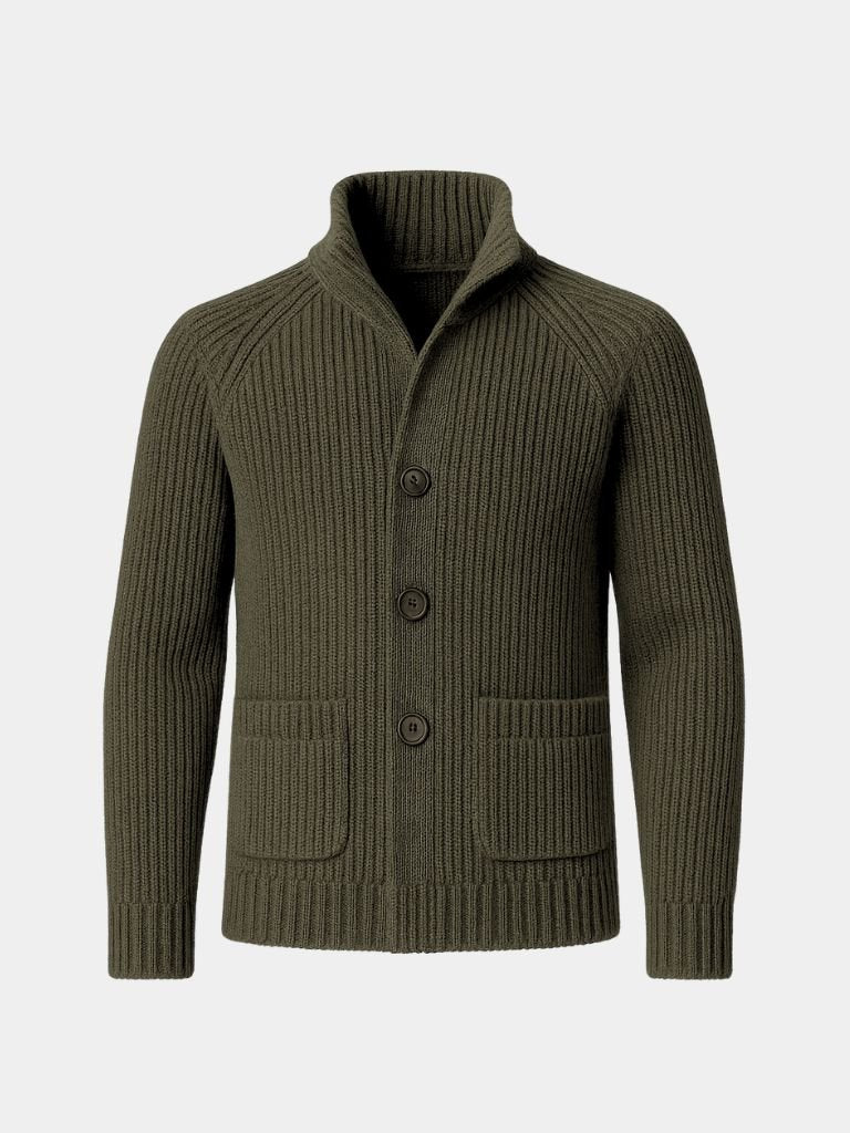 Classic Heritage Botton Knit Jacket - Casa  Laro CASA LARO