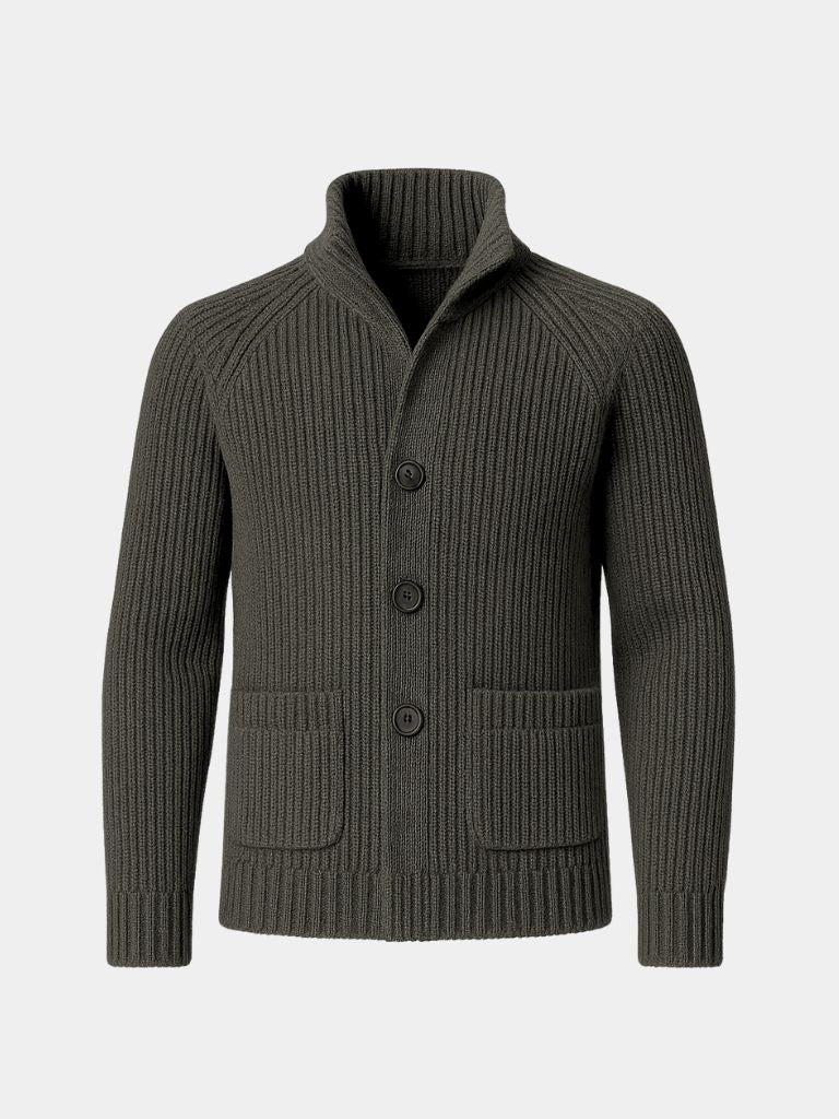 Classic Heritage Botton Knit Jacket - Casa  Laro CASA LARO