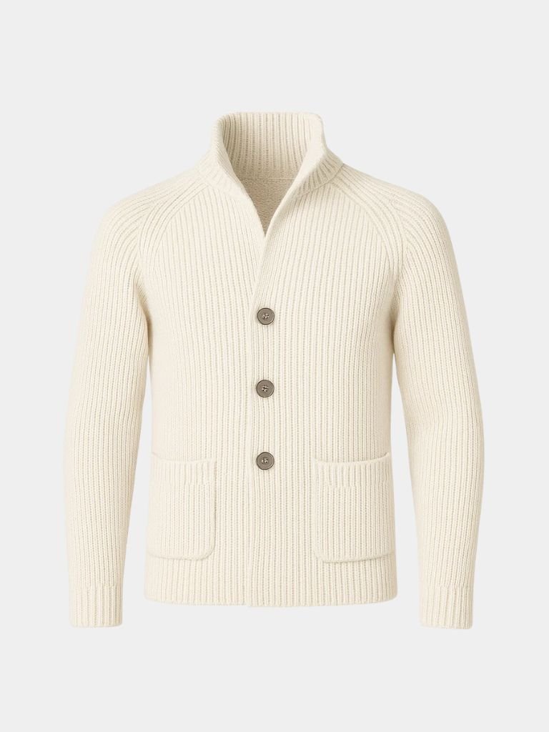 Classic Heritage Botton Knit Jacket - Casa  Laro CASA LARO