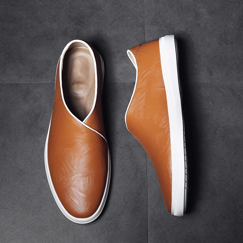 Classic Leather Slip-On - Loafers CASA LARO MEN