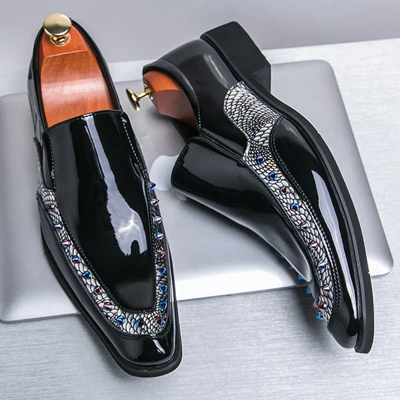 Classic Polished Leather - Dress Shoes CASA LARO MEN