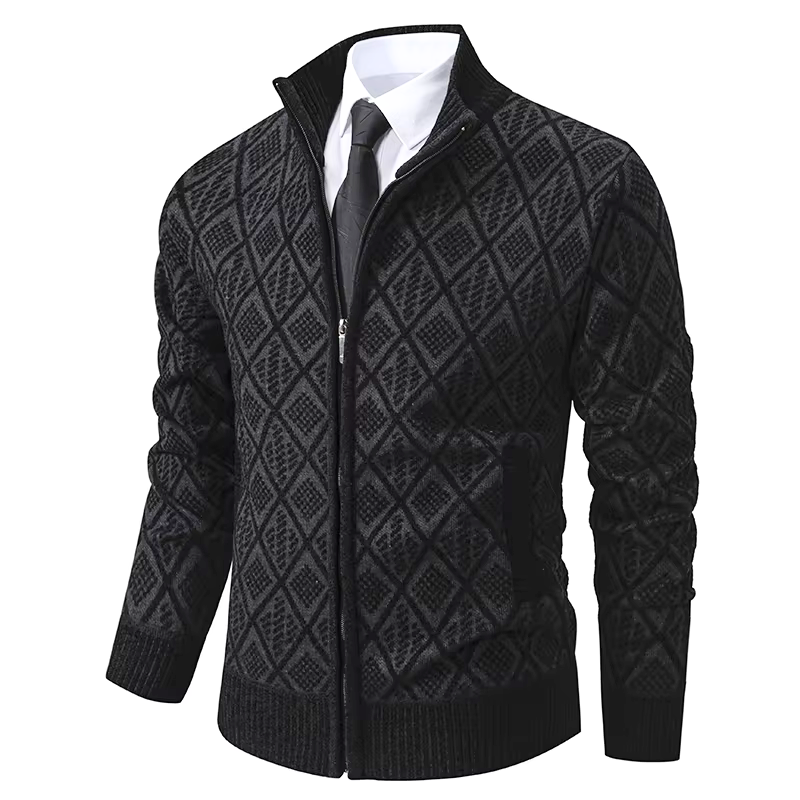 Classic Wool Knit - Cardigan CASA LARO MEN