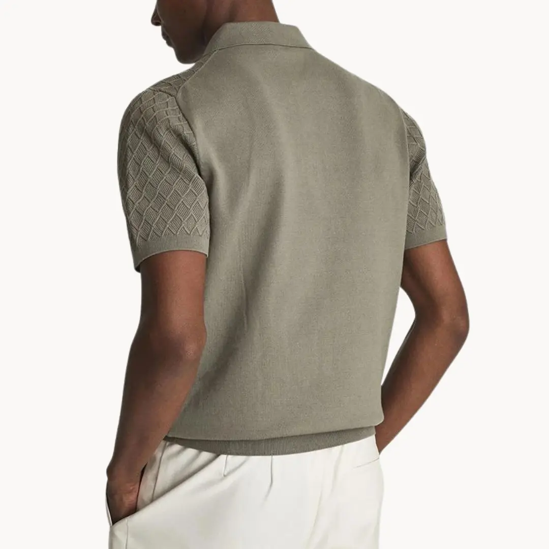 Collared Knit Polo - T-Shirt CASA LARO