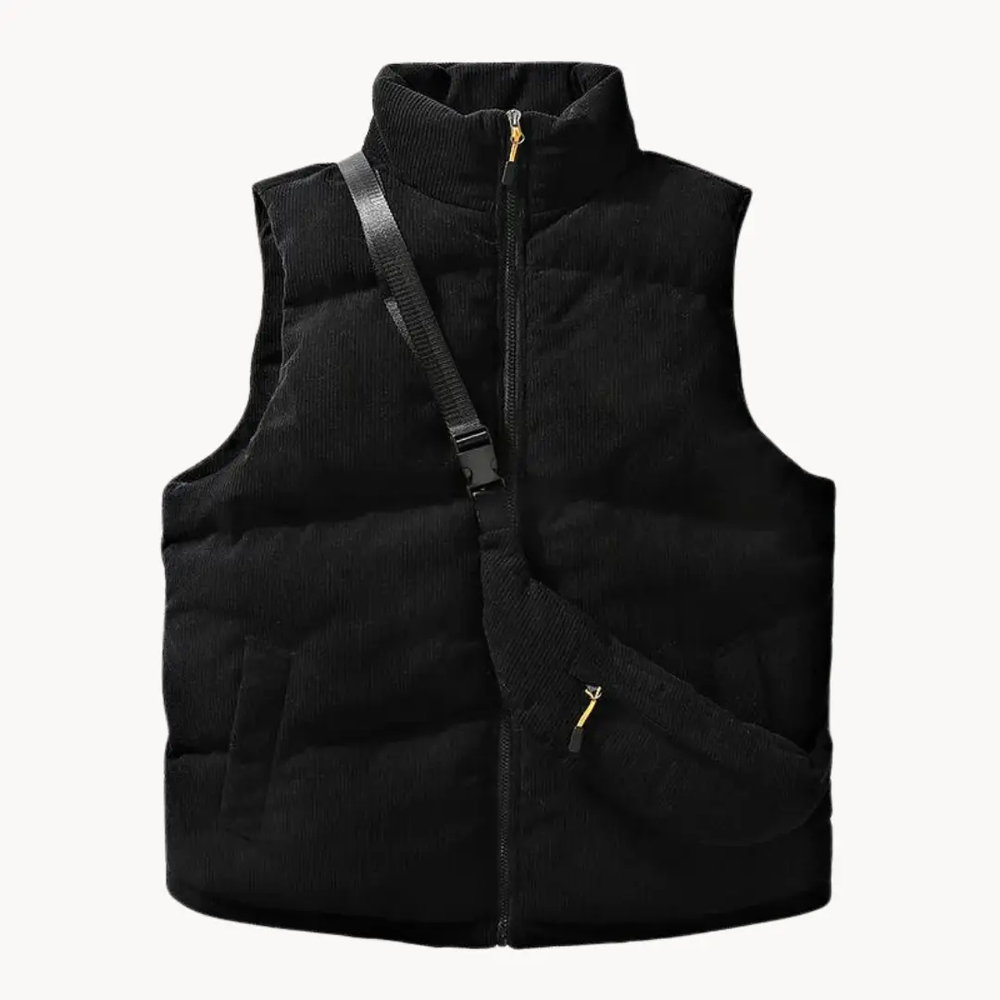 Corduroy Quilted Puffer - Vest CASA LARO