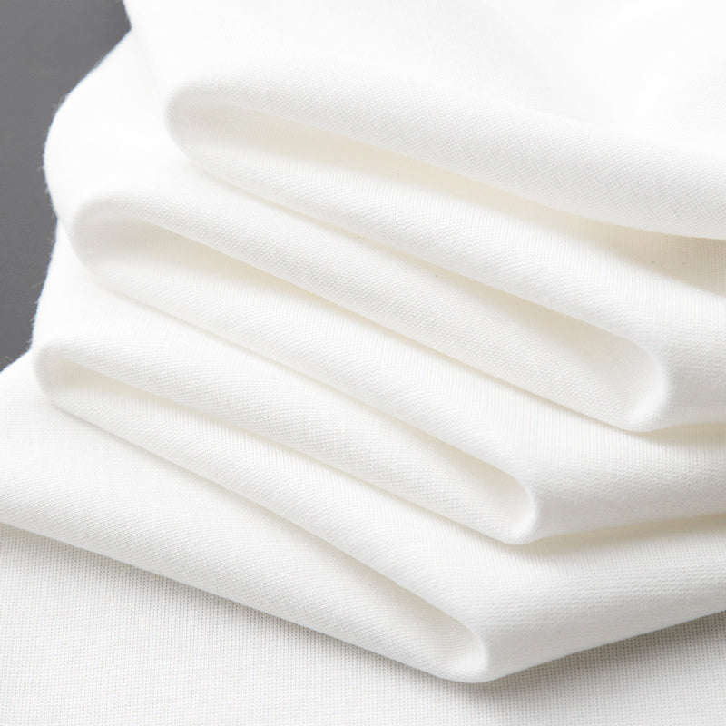 Cotton-Silk Blend Short Sleeve - Polo