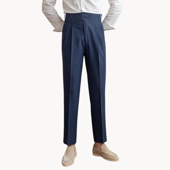 Costa Pleated Gurkha - Trouser CASA LARO MEN