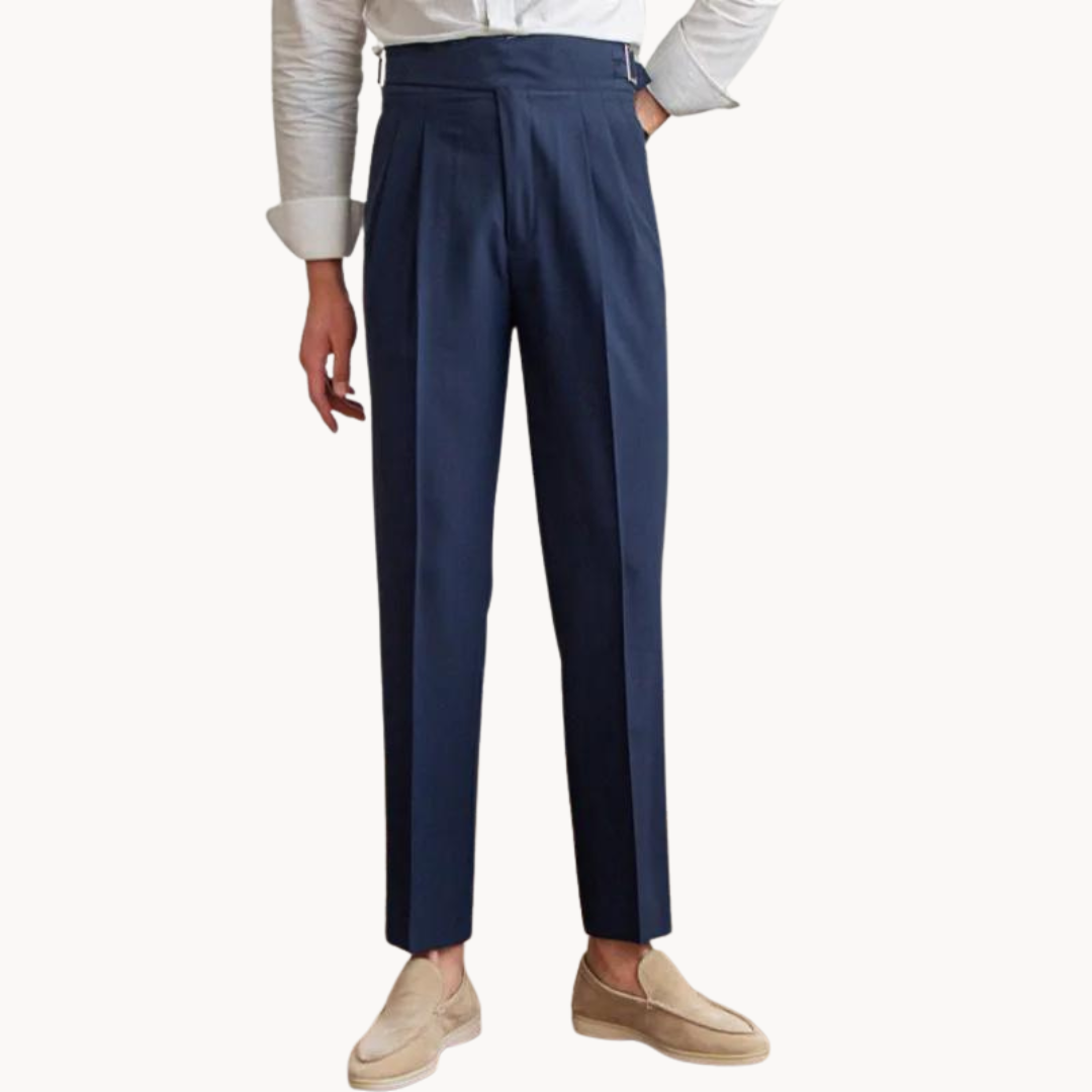 Costa Pleated Gurkha - Trouser CASA LARO MEN