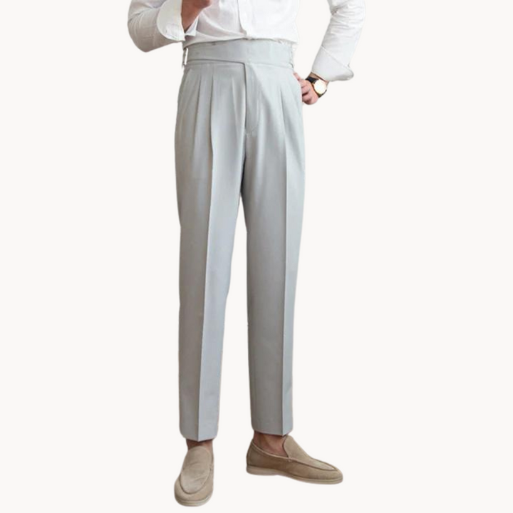 Costa Pleated Gurkha - Trouser CASA LARO MEN