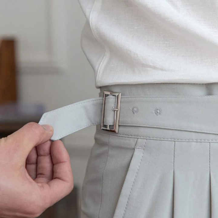 Costa Pleated Gurkha - Trouser CASA LARO MEN