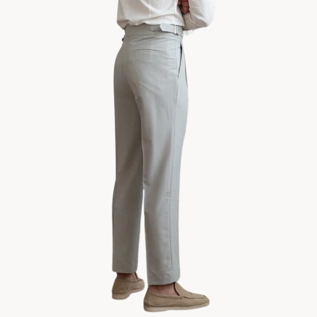 Costa Pleated Gurkha - Trouser CASA LARO MEN