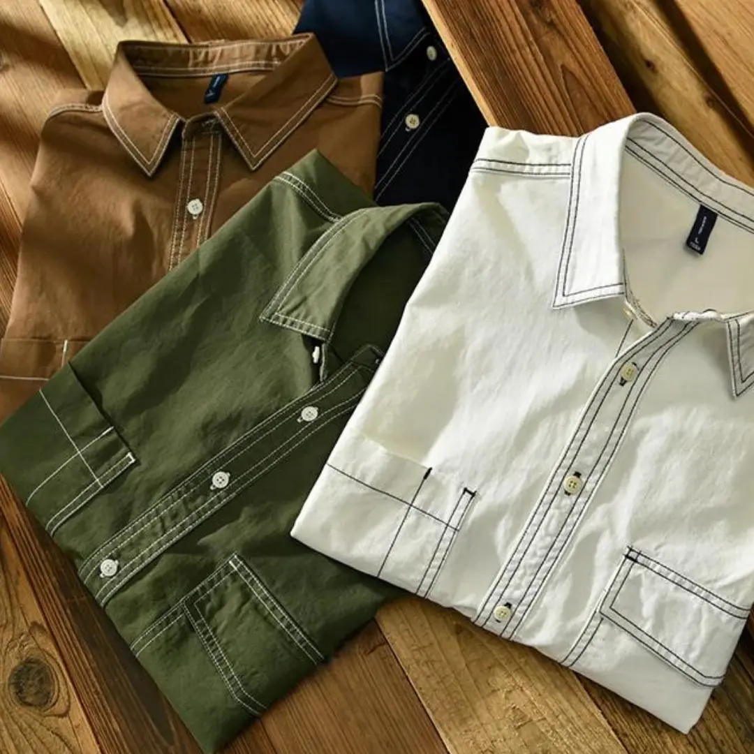 Cotton Button Front - Shirt CASA LARO