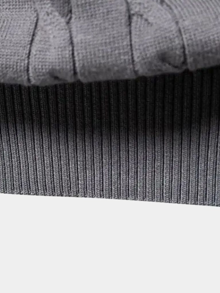 Cotton  Crew Neck Pullover Sweater - Casa  Laro CASA LARO