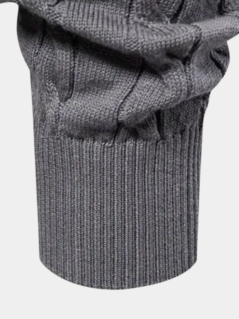 Cotton  Crew Neck Pullover Sweater - Casa  Laro CASA LARO