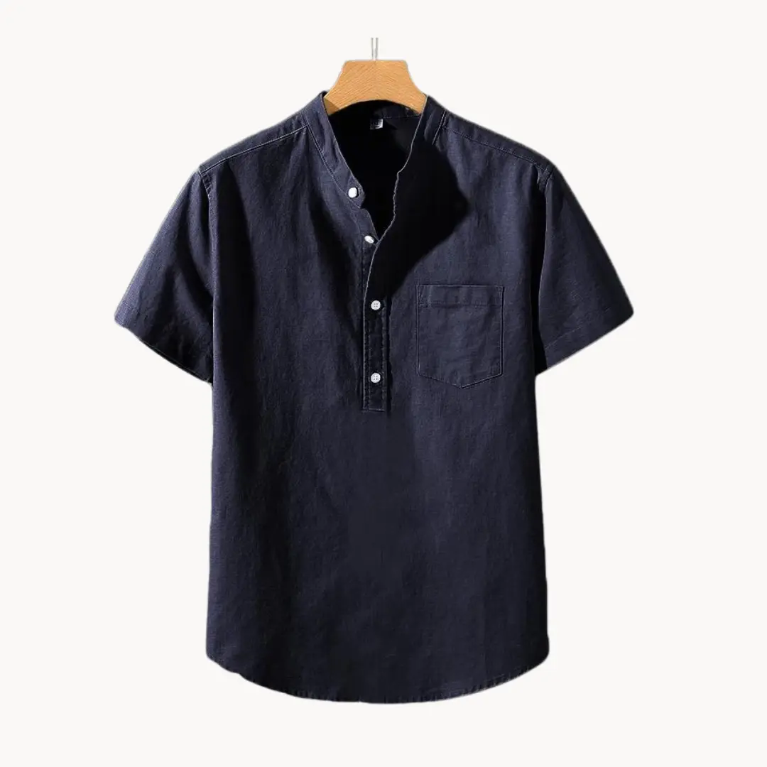 Cotton-Linen Blend - Polo Shirt CASA LARO
