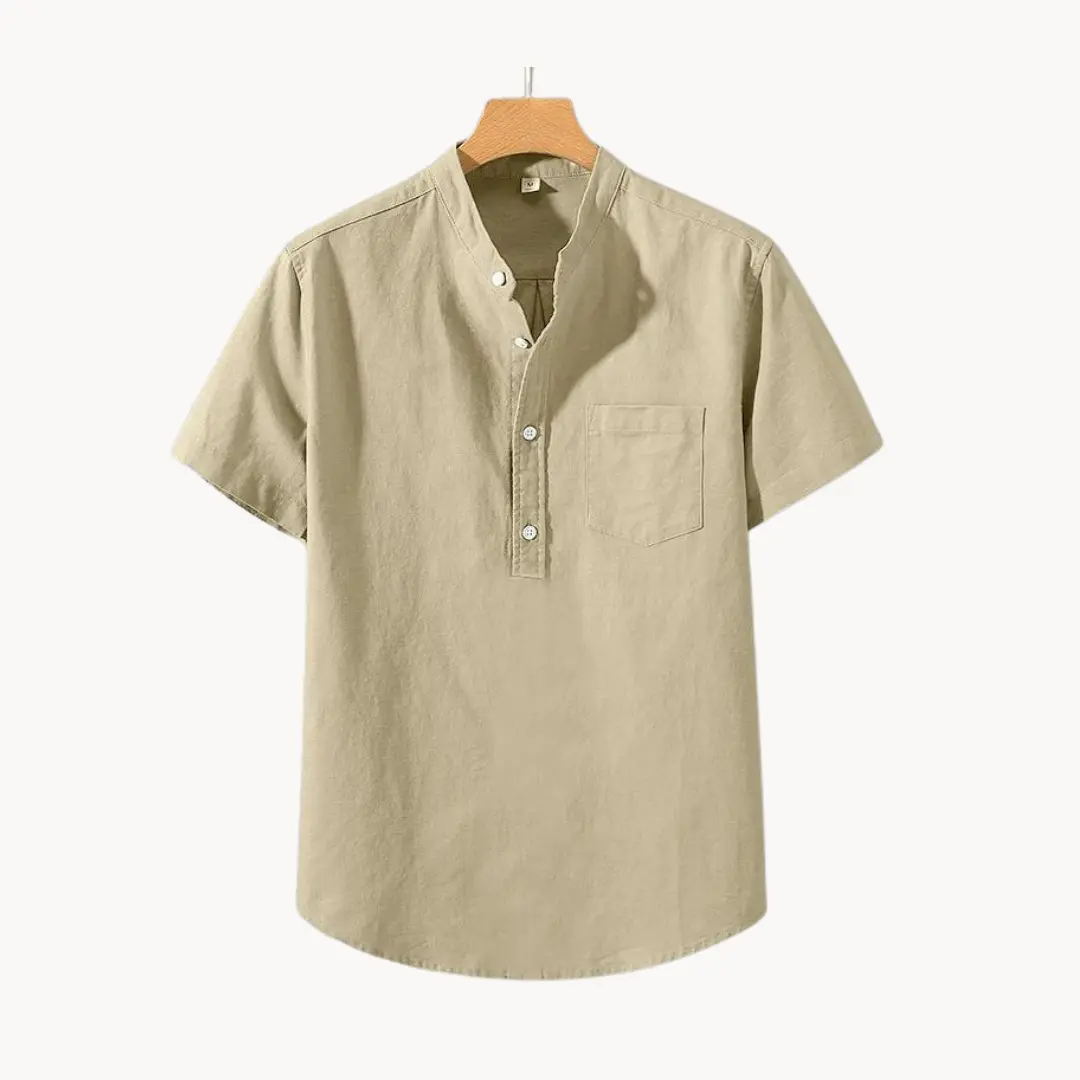 Cotton-Linen Blend - Polo Shirt CASA LARO