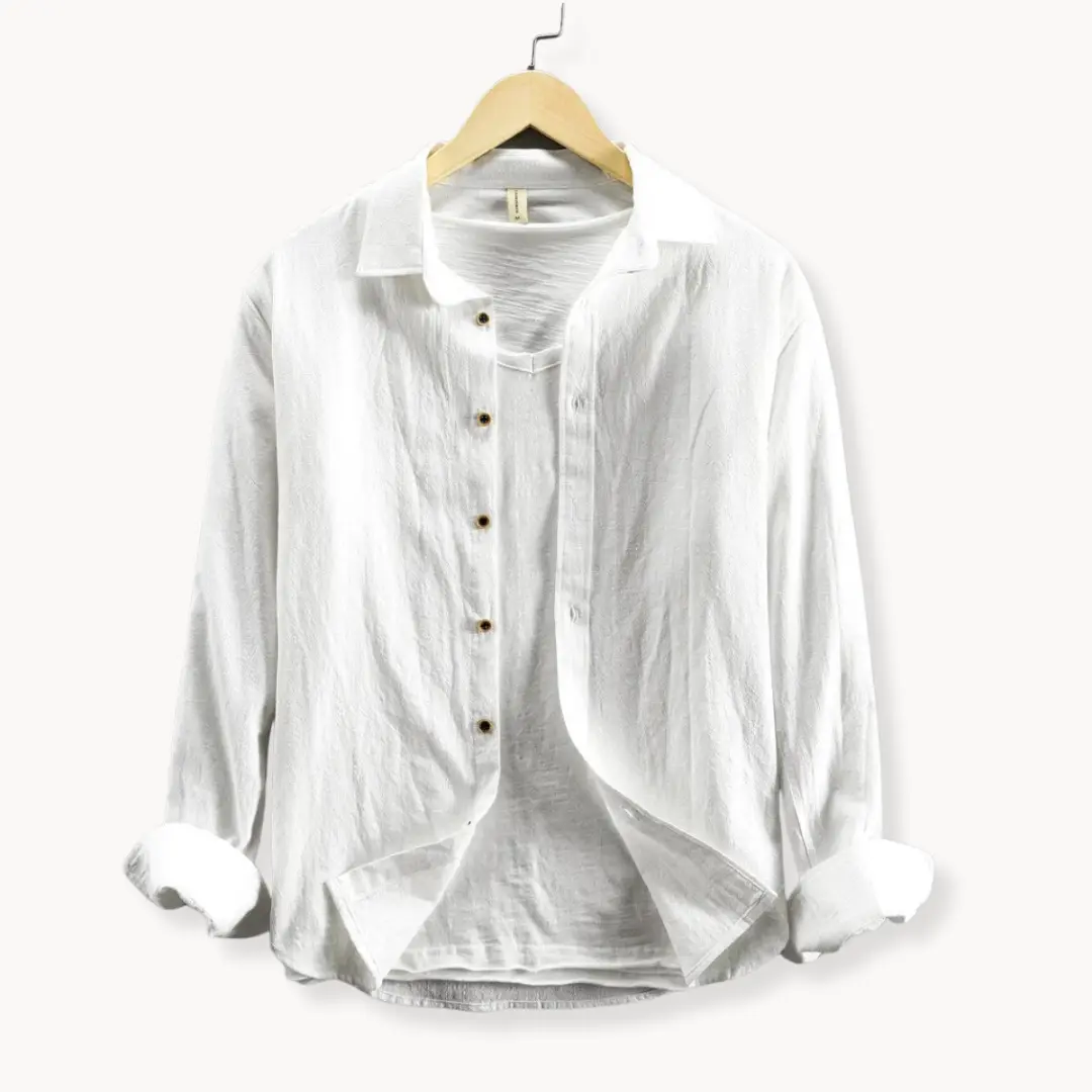 Cotton Linen Button-Up - Shirt CASA LARO