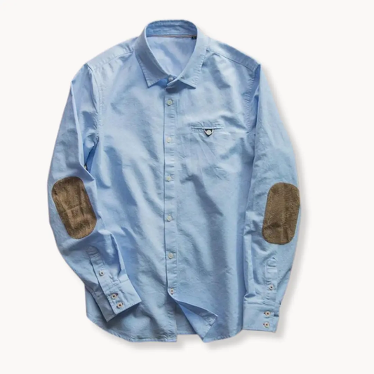 Cotton Oxford Patch - Shirt CASA LARO