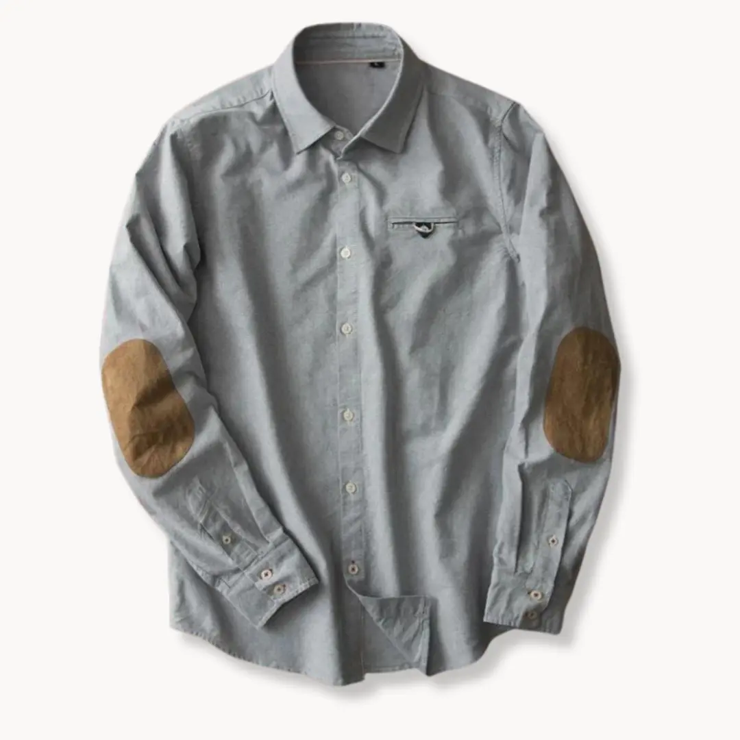 Cotton Oxford Patch - Shirt CASA LARO