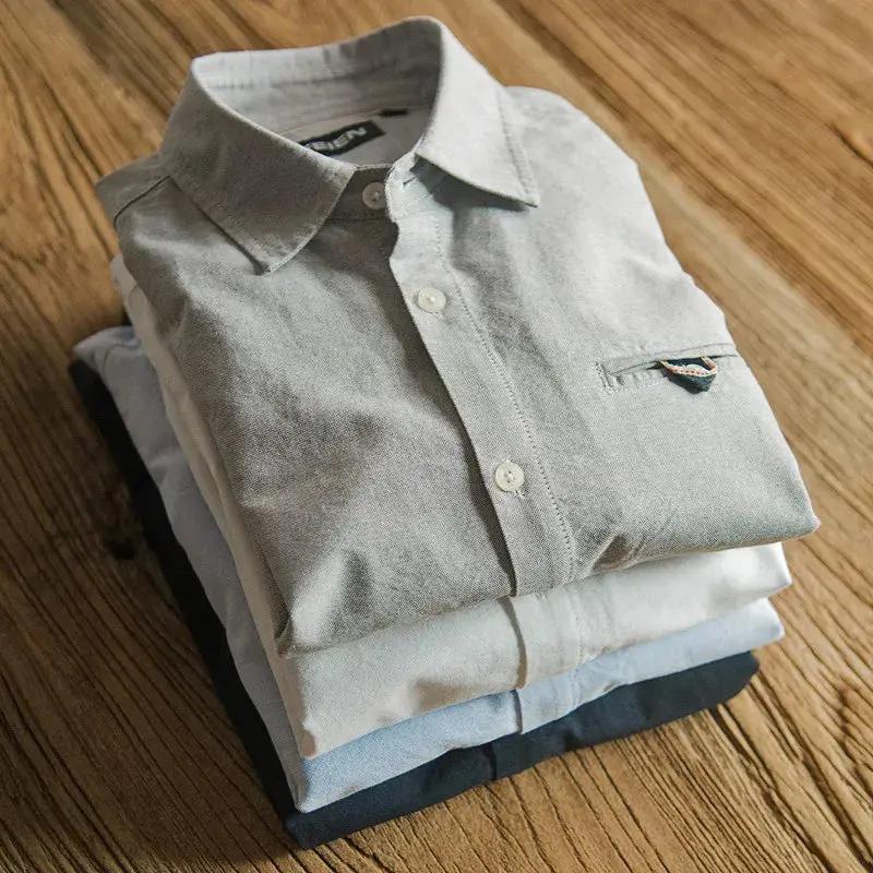 Cotton Oxford Patch - Shirt CASA LARO