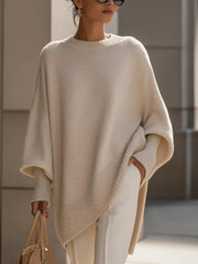 Cozy Chunky Knit Poncho - Oversized Sweater CASA LARO