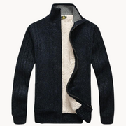 Cozy Knit Zip-Up - Cardigan CASA LARO MEN