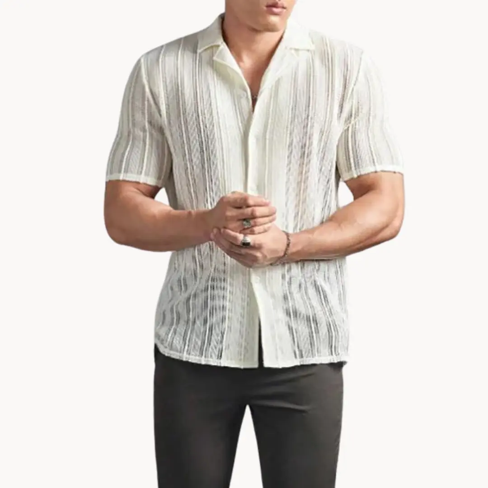 Crochet Detail - Shirt CASA LARO