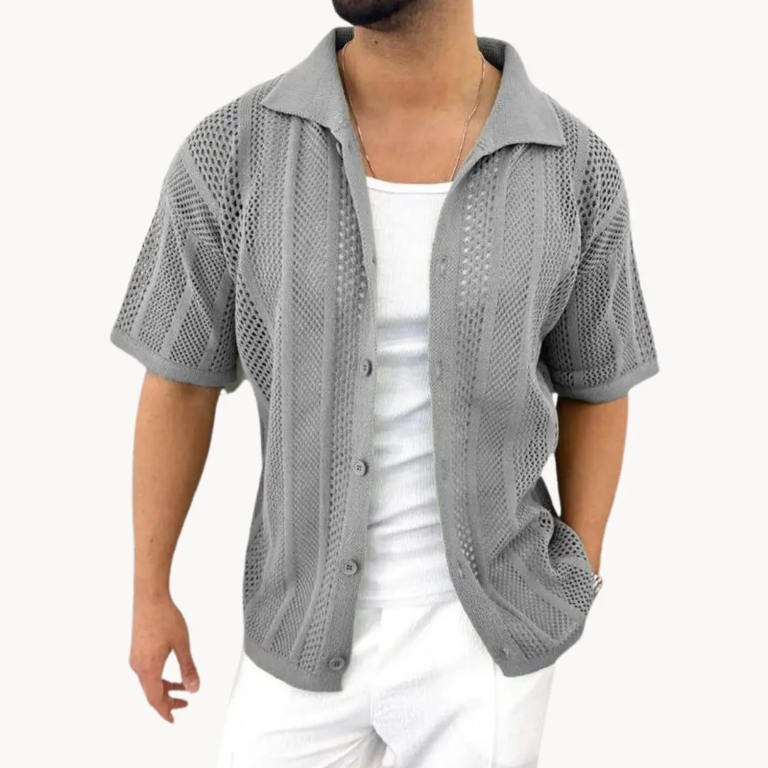 Crochet Short Sleeve - Shirt CASA LARO