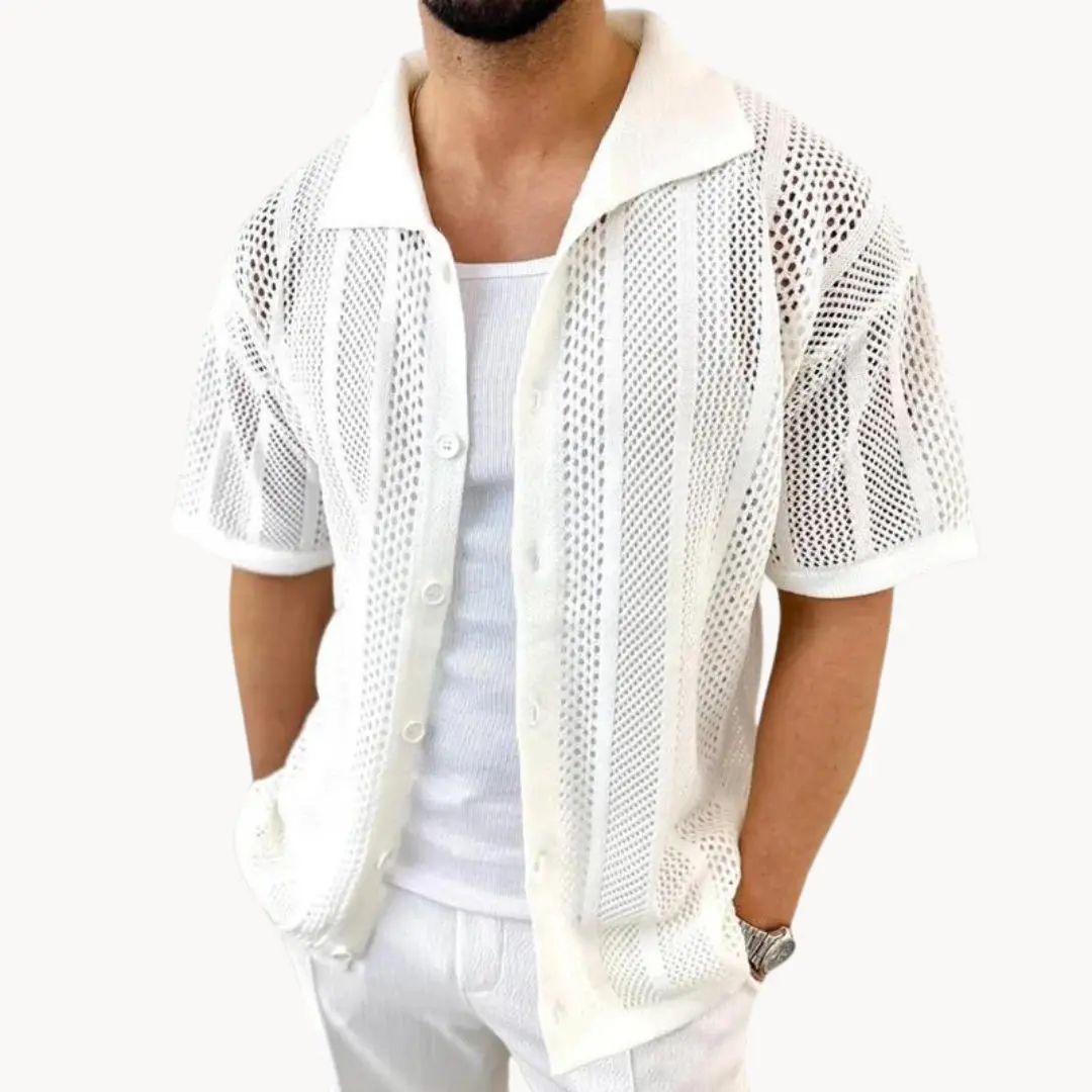 Crochet Short Sleeve - Shirt CASA LARO