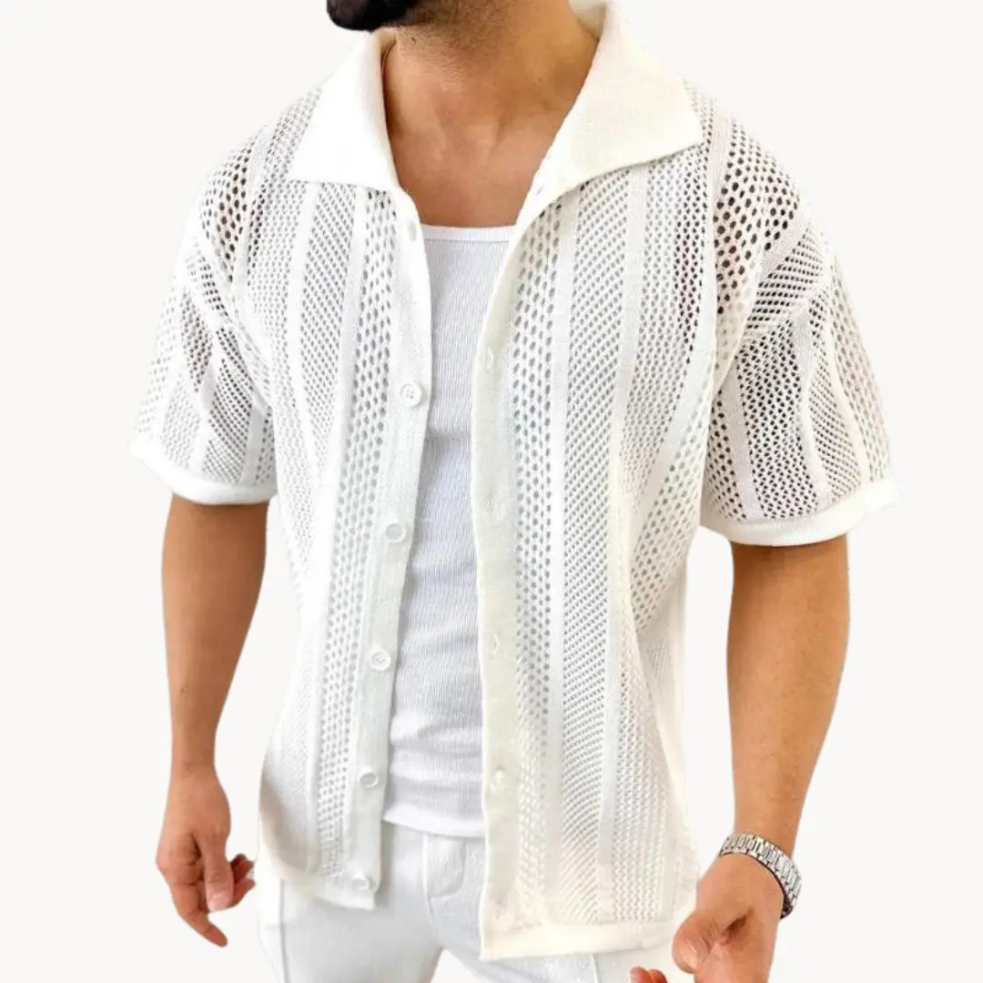 Crochet Short Sleeve - Shirt CASA LARO