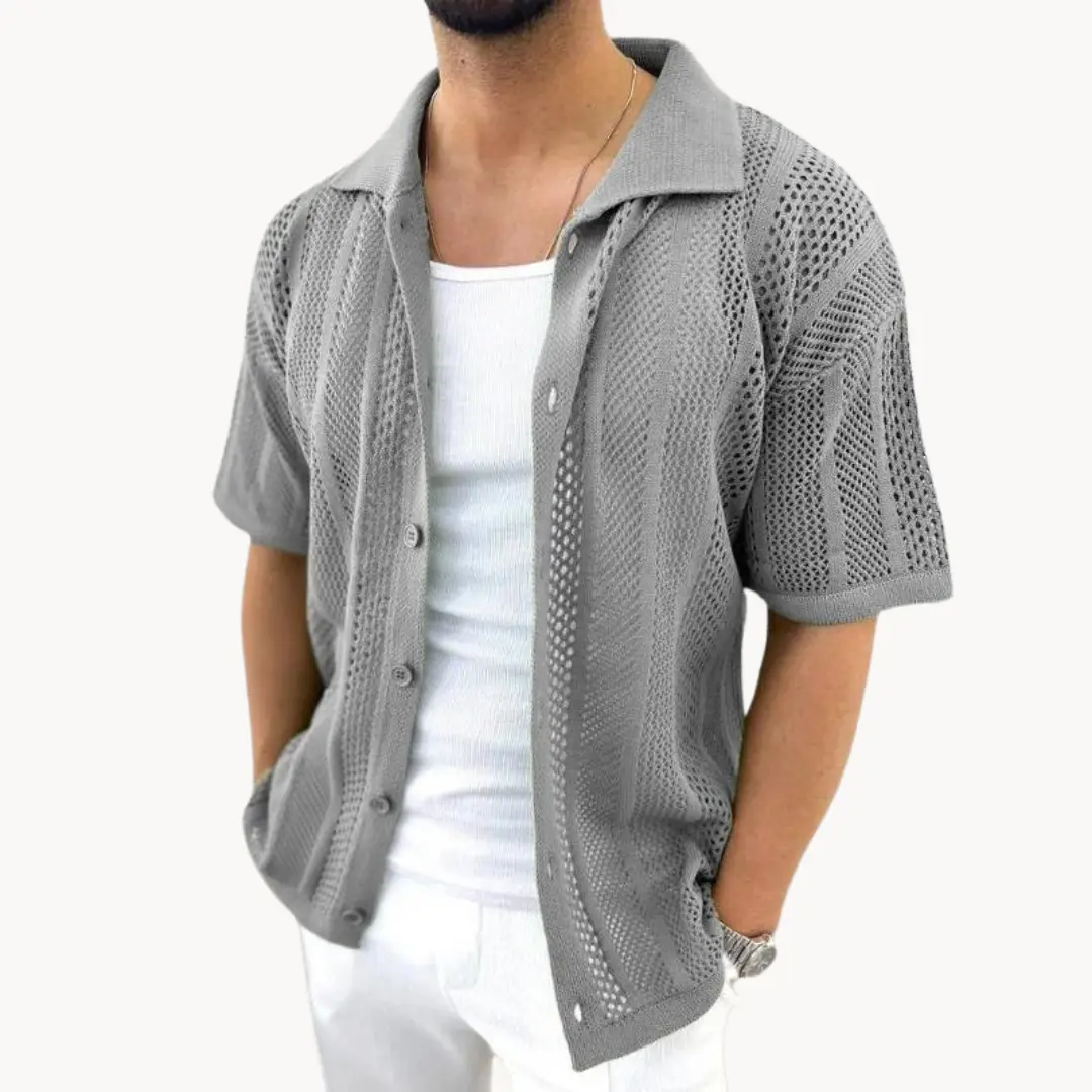 Crochet Short Sleeve - Shirt CASA LARO