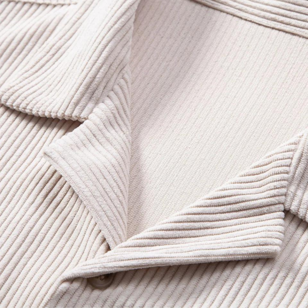 Cuban Collar Corduroy - Shirt CASA LARO MEN