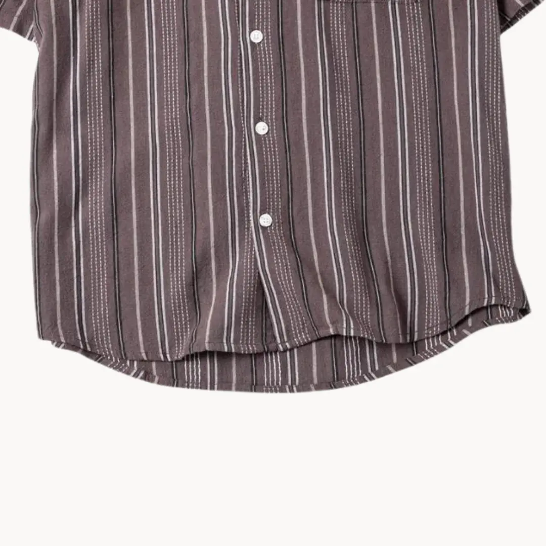Cuban Collar Short Sleeve - Shirt CASA LARO