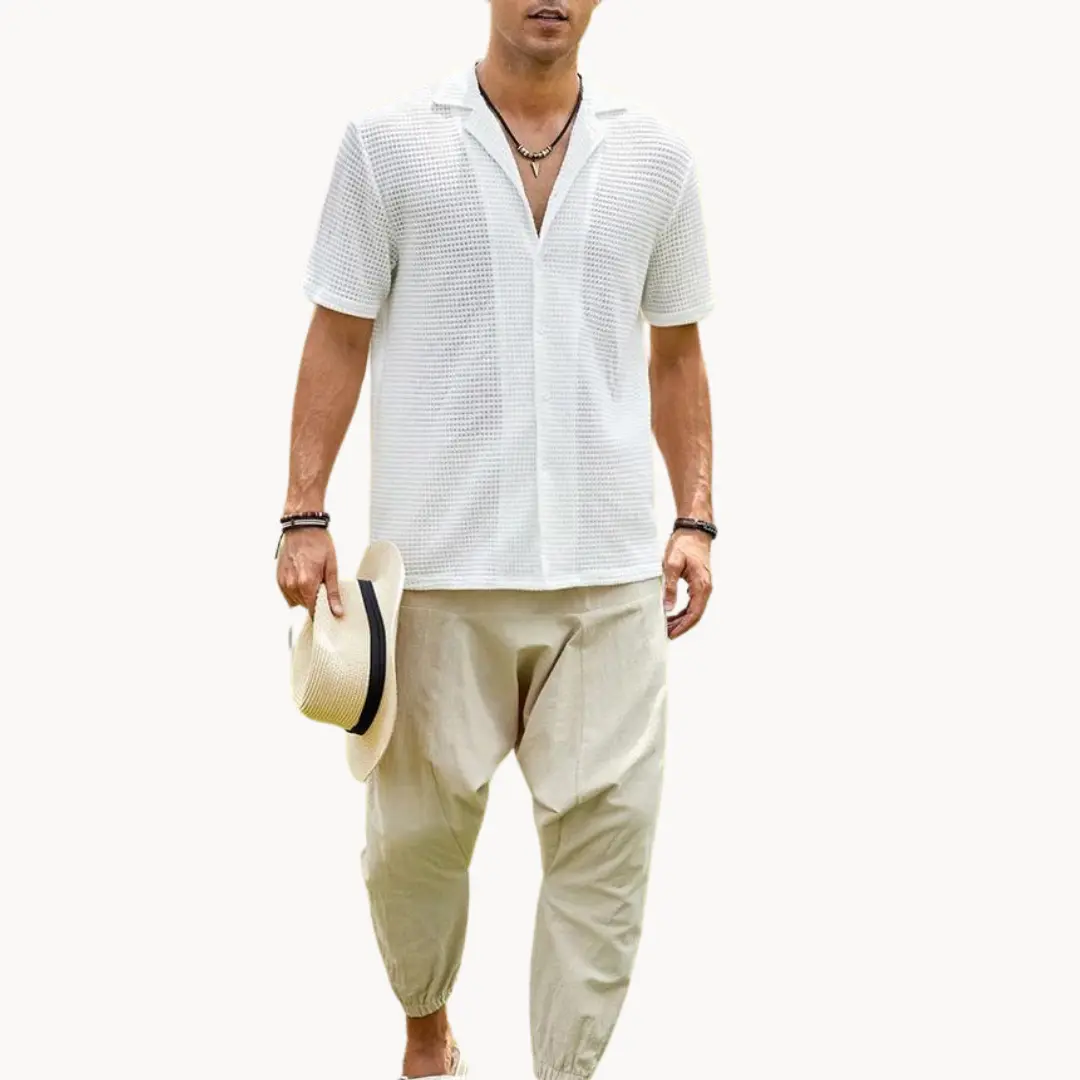 Cypress Green Button-Down - Shirt CASA LARO