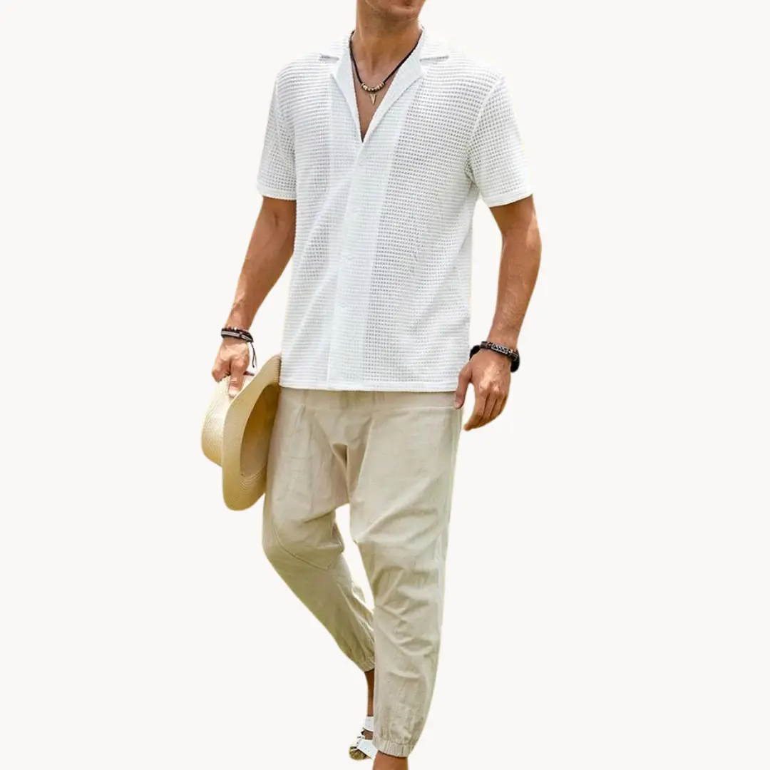 Cypress Green Button-Down - Shirt CASA LARO