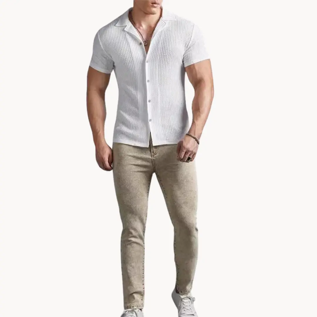 Cypress Green Button-Down - Shirt CASA LARO