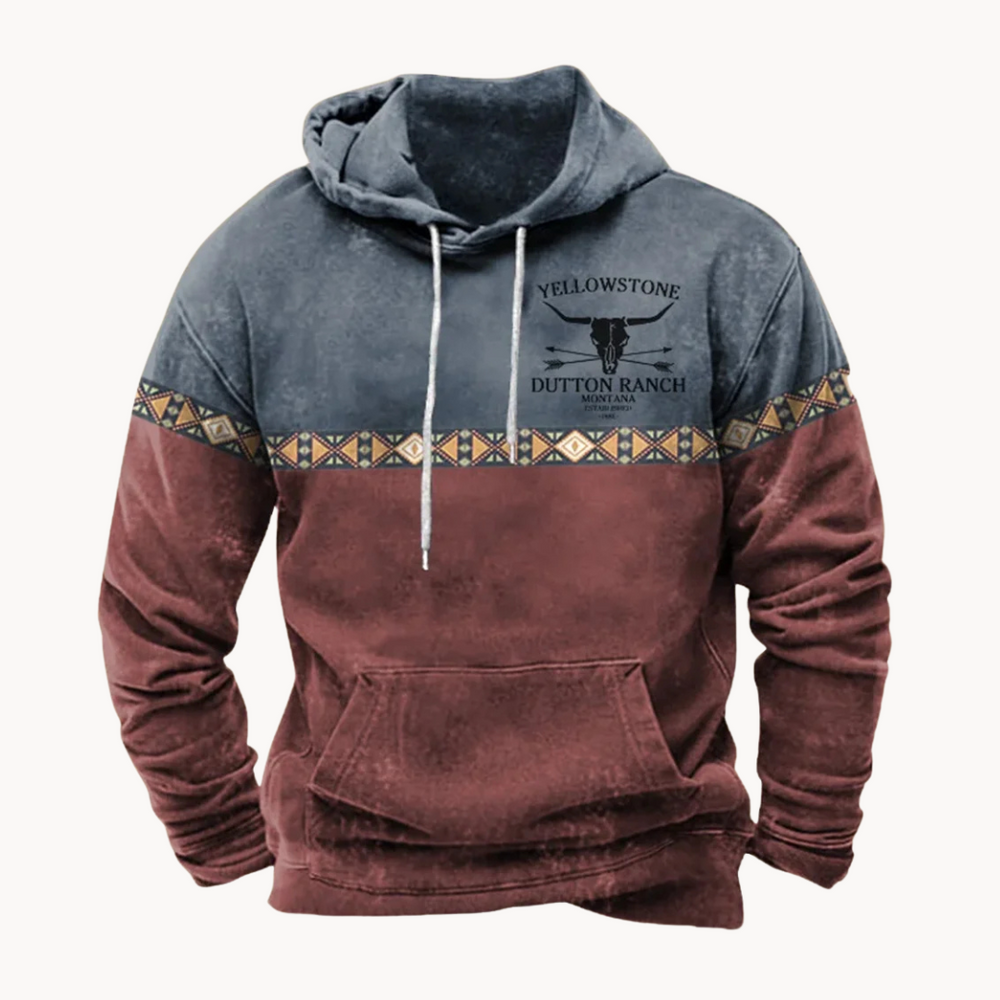 Dakotah Buffalo Plaid Pullover - Hoodie CASA LARO MEN
