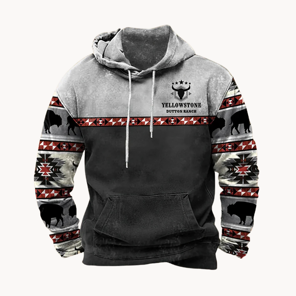 Dakotah Buffalo Plaid Pullover - Hoodie CASA LARO MEN