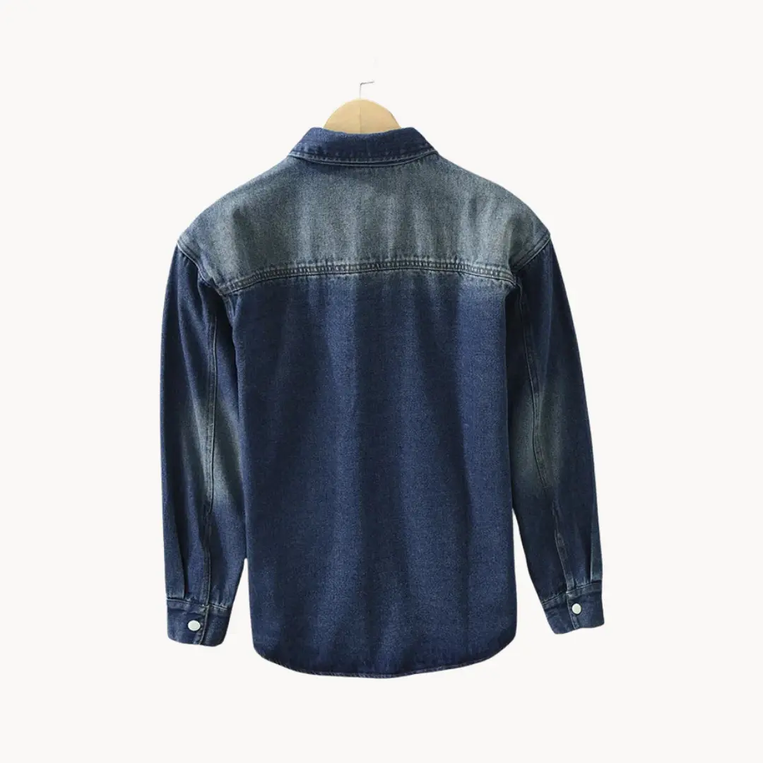Dallas Blue Denim Button-Up - Shirt CASA LARO