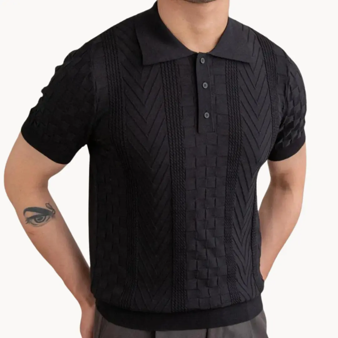Dante Jacquard Polo - Polo Shirt CASA LARO