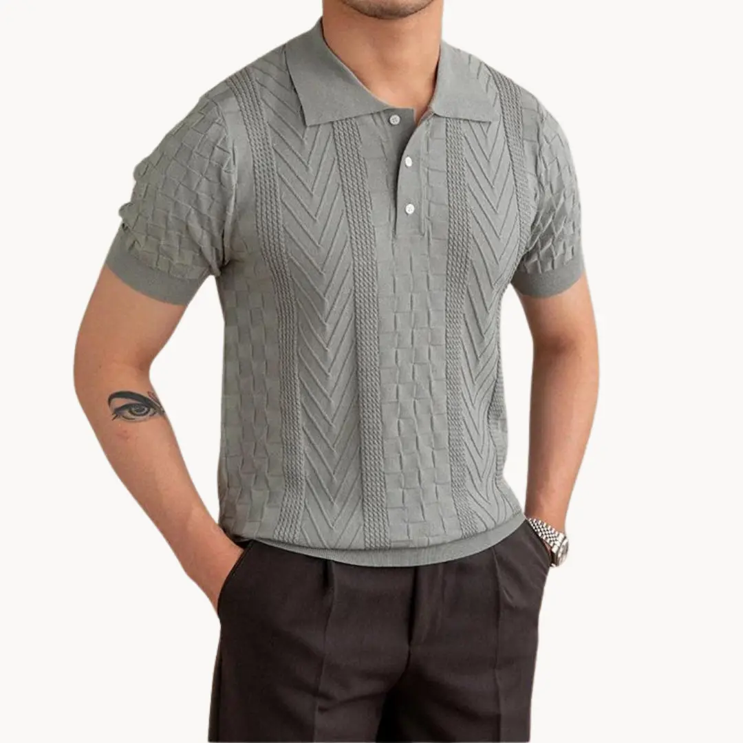 Dante Jacquard Polo - Polo Shirt CASA LARO