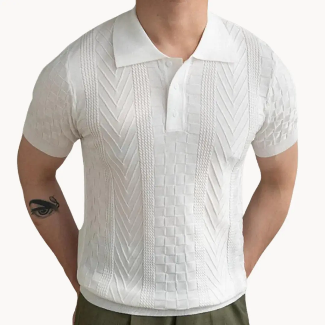 Dante Jacquard Polo - Polo Shirt CASA LARO