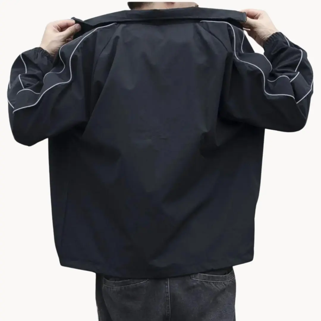 Dash-Stripe Zip-Up Athletic - Track Jacket CASA LARO